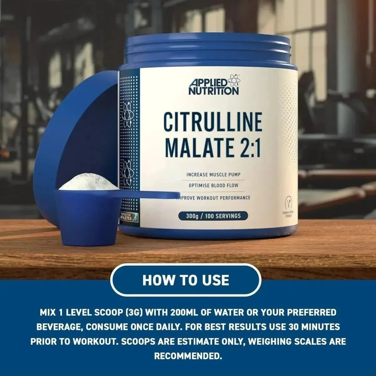 Citrulline Malate 300g - Premium Performance Amino Acid Combo