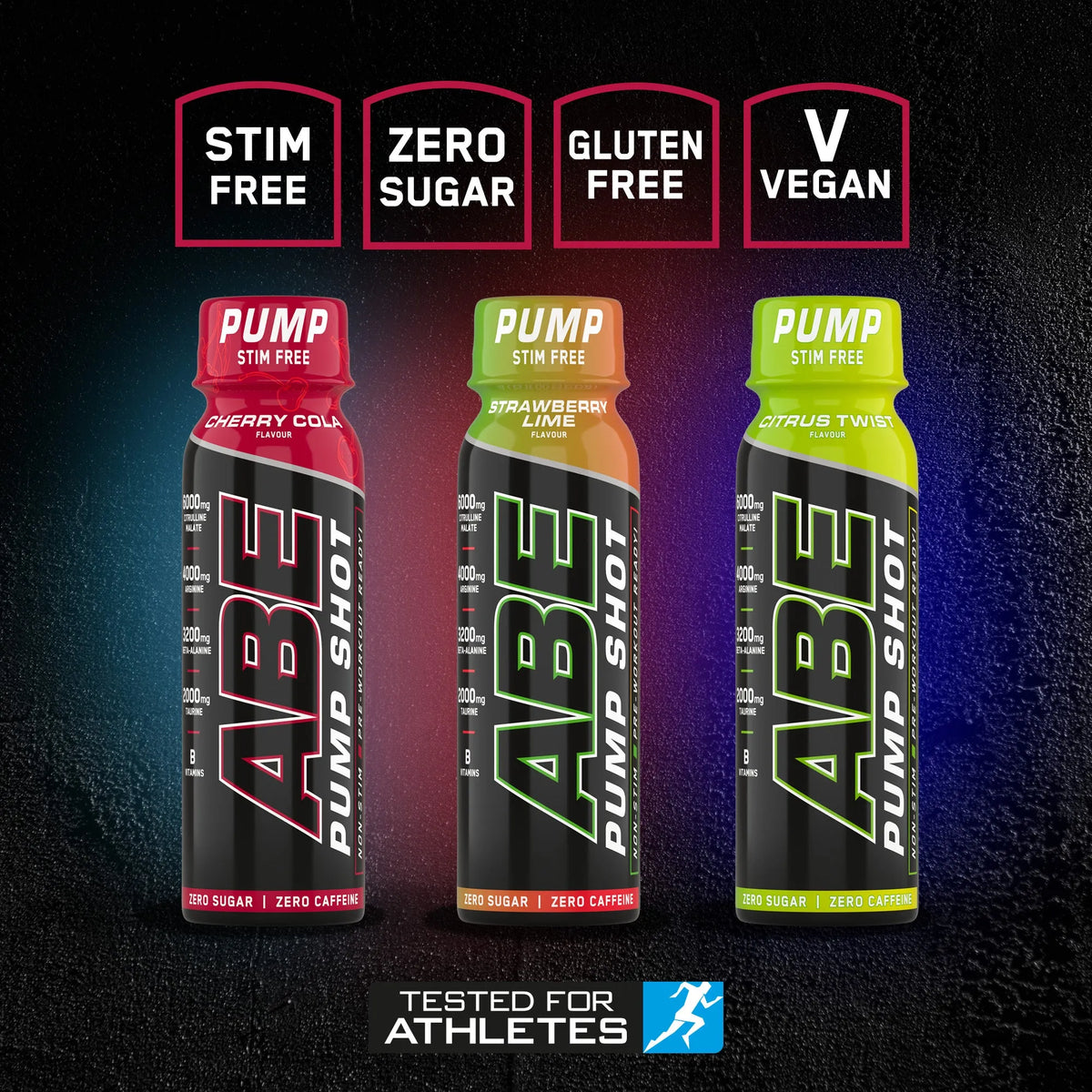 ABE Pump Pre-Workout Shots - Stim Free
