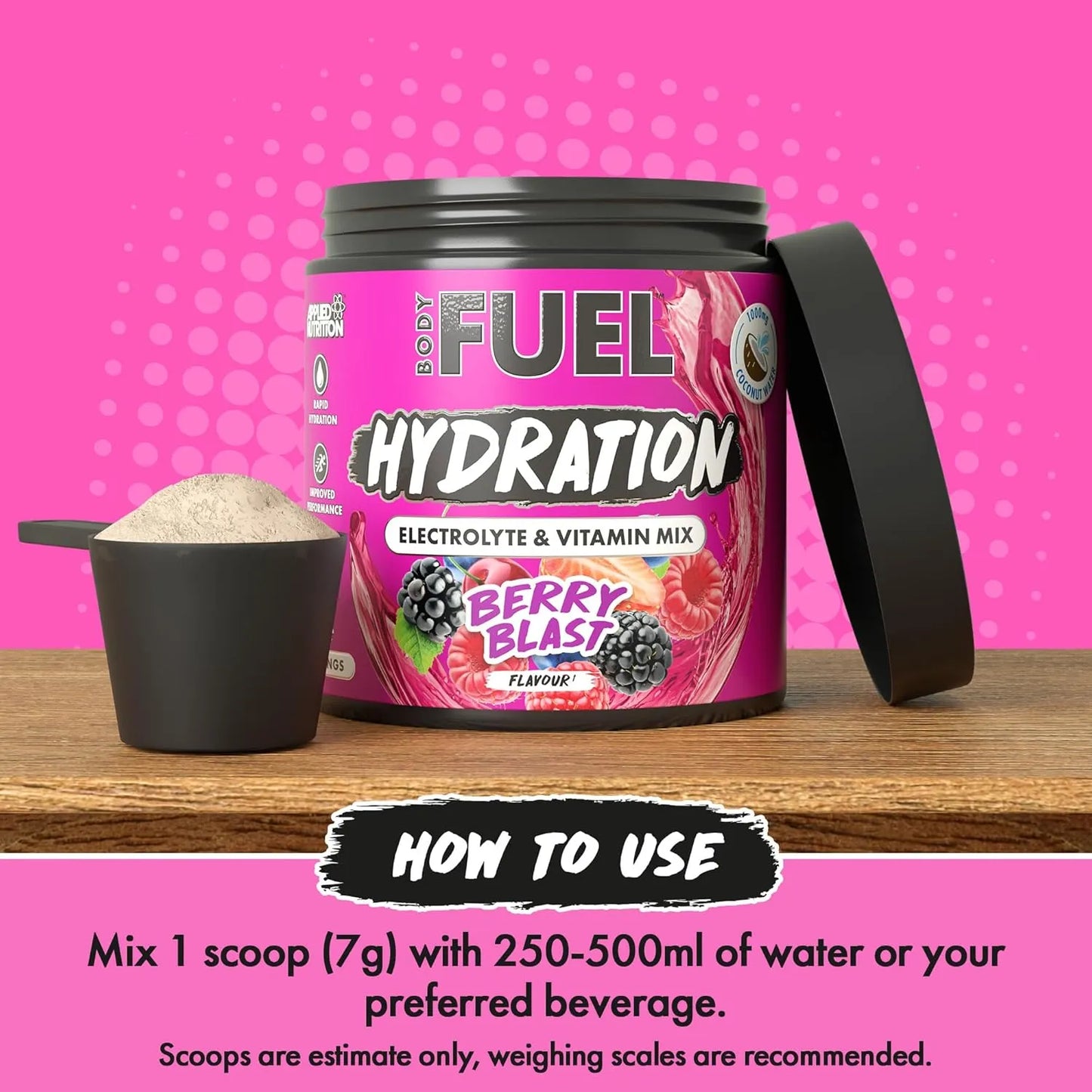 BodyFuel™ Hydration Electrolyte & Vitamin Powder