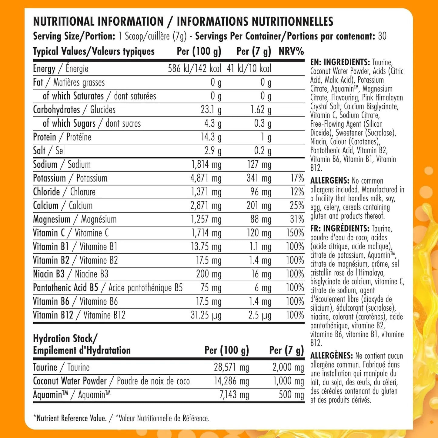 BodyFuel™ Hydration Electrolyte & Vitamin Powder