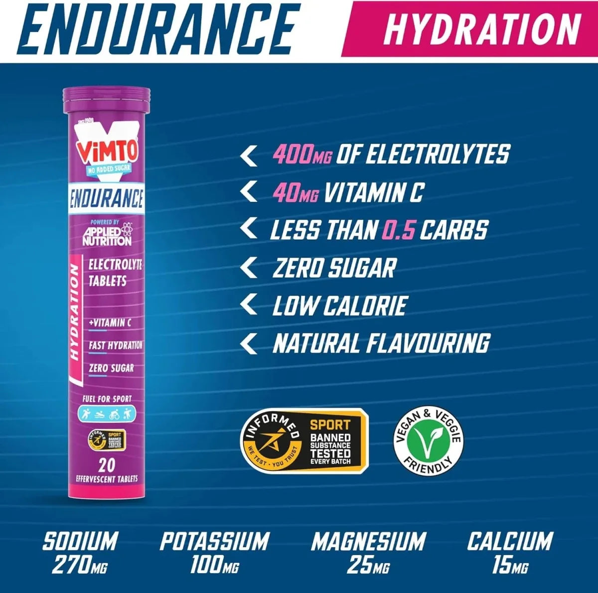 Endurance Hydration Electrolyte Tablets