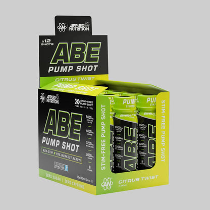 ABE Pump Pre-Workout Shots - Stim Free