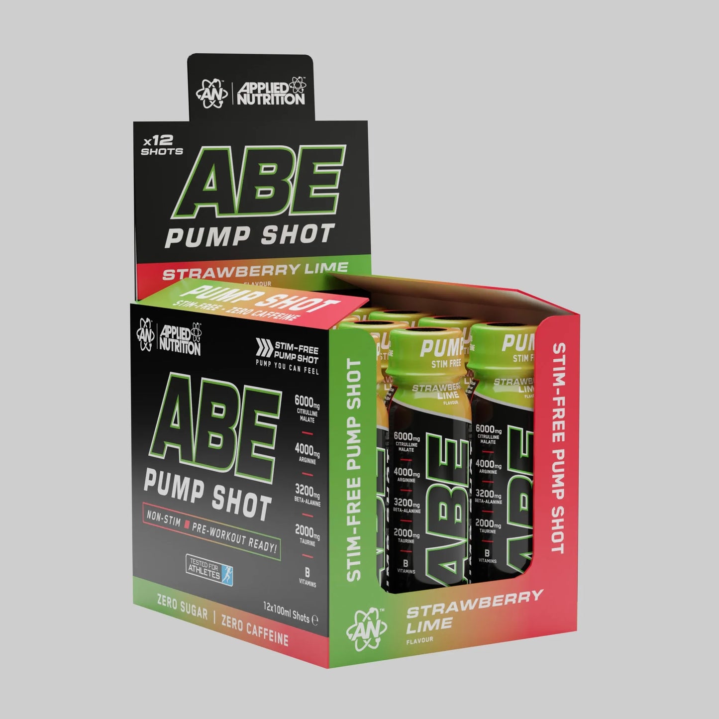 ABE Pump Pre-Workout Shots - Stim Free