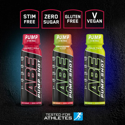 ABE Pump Pre-Workout Shots - Stim Free