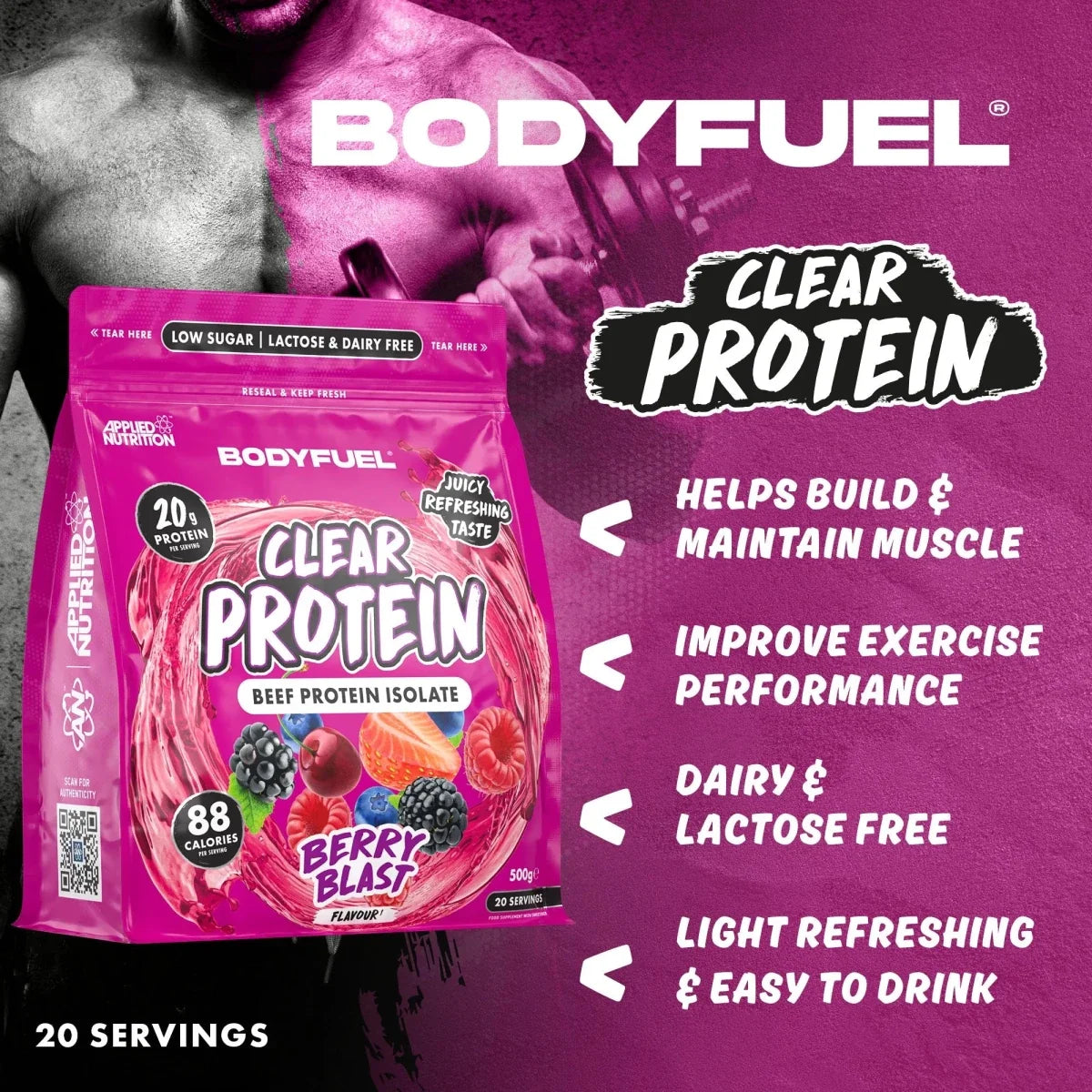 BodyFuel™ Clear Beef Protein Isolate