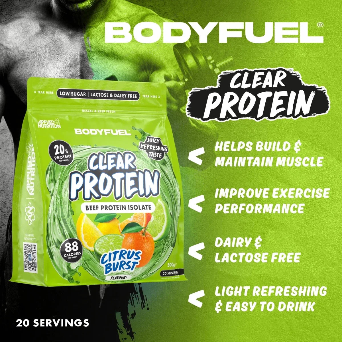 BodyFuel™ Clear Beef Protein Isolate