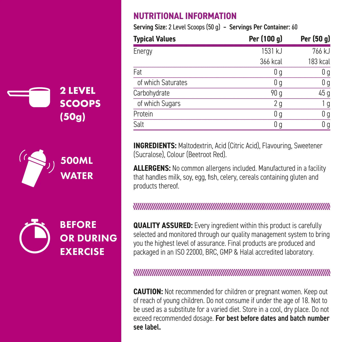 BodyFuel™ CarboFuel - Carbohydrate Powder