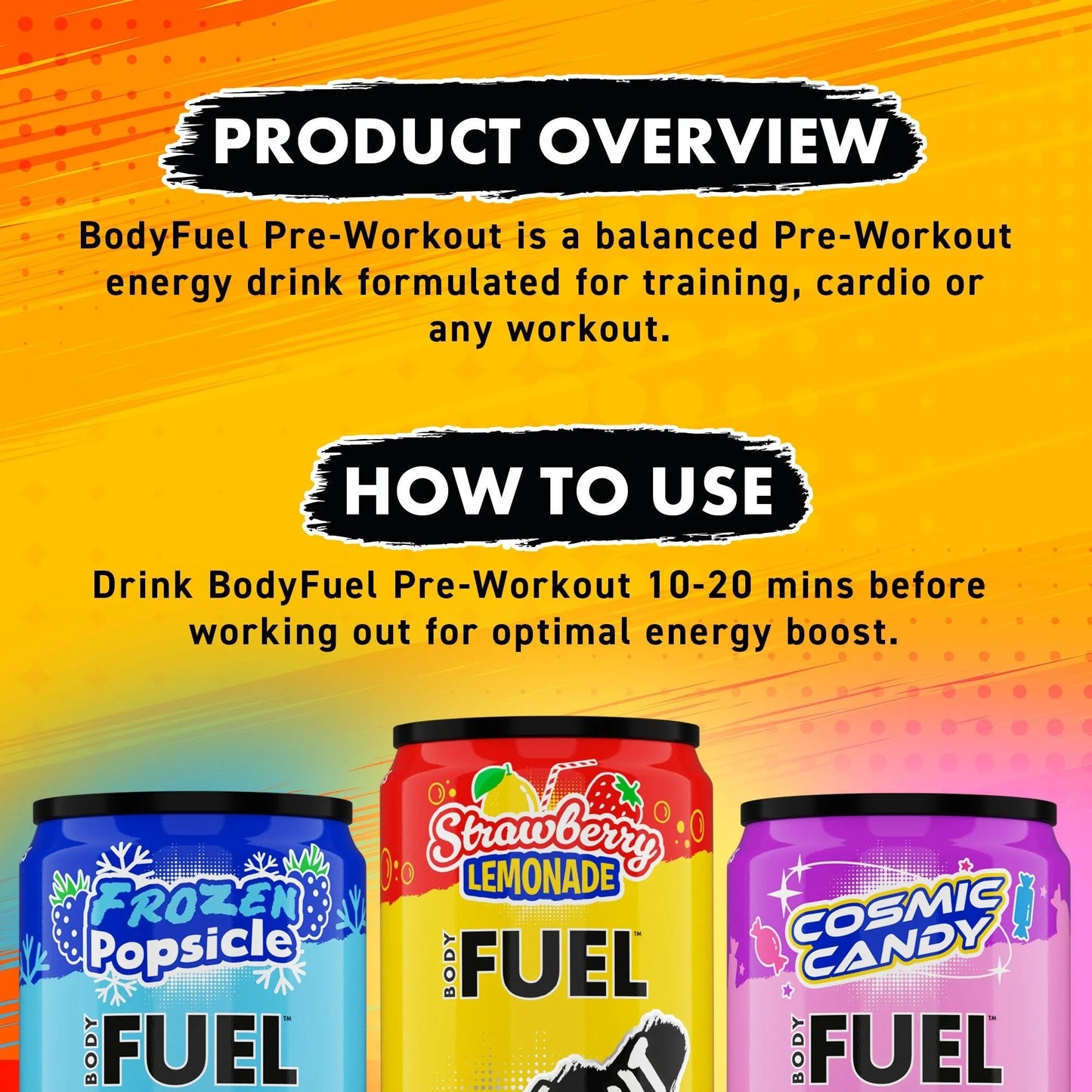 BodyFuel™ Pre-Workout Performance Drink