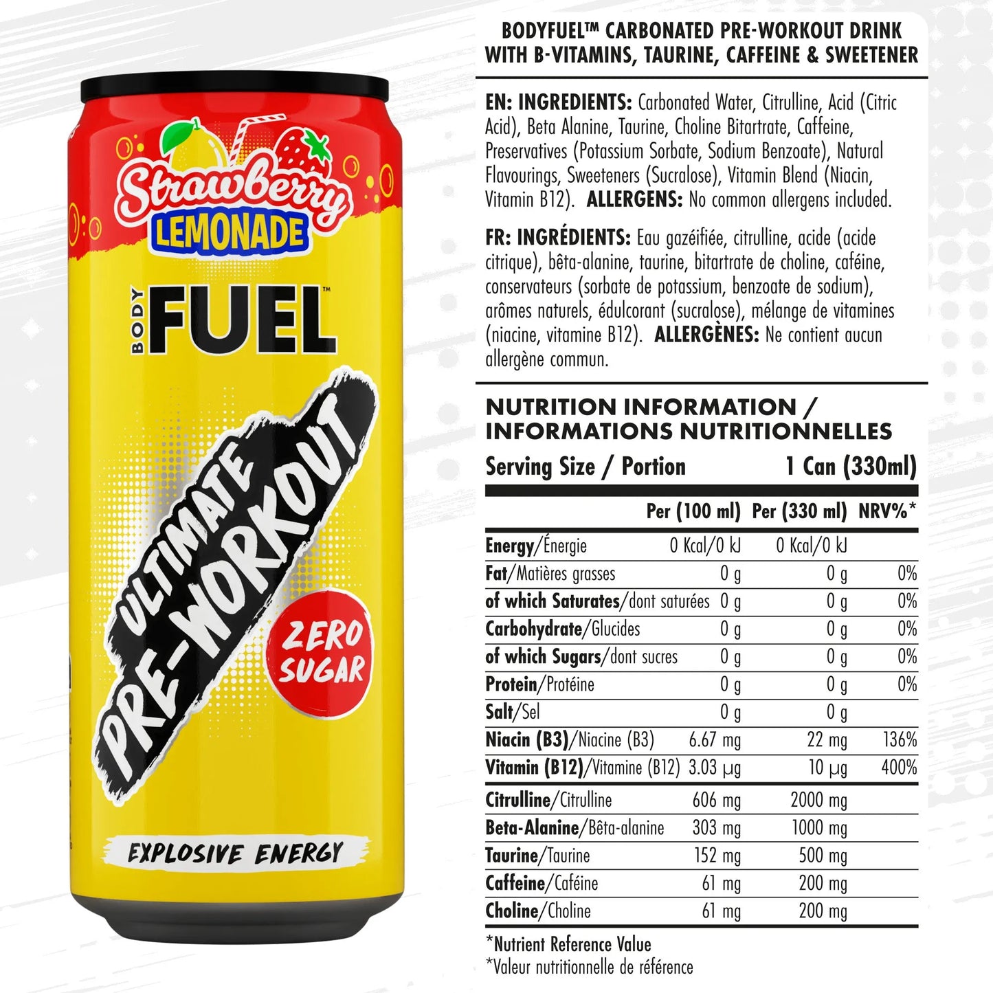 BodyFuel™ Pre-Workout Performance Drink