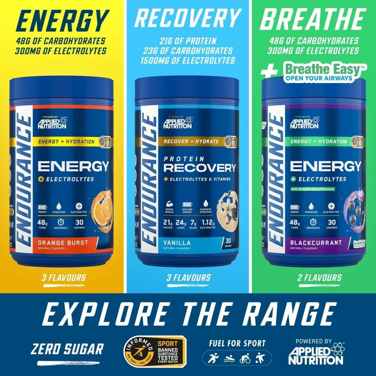 Endurance Breathe - Energy & Hydration Powder