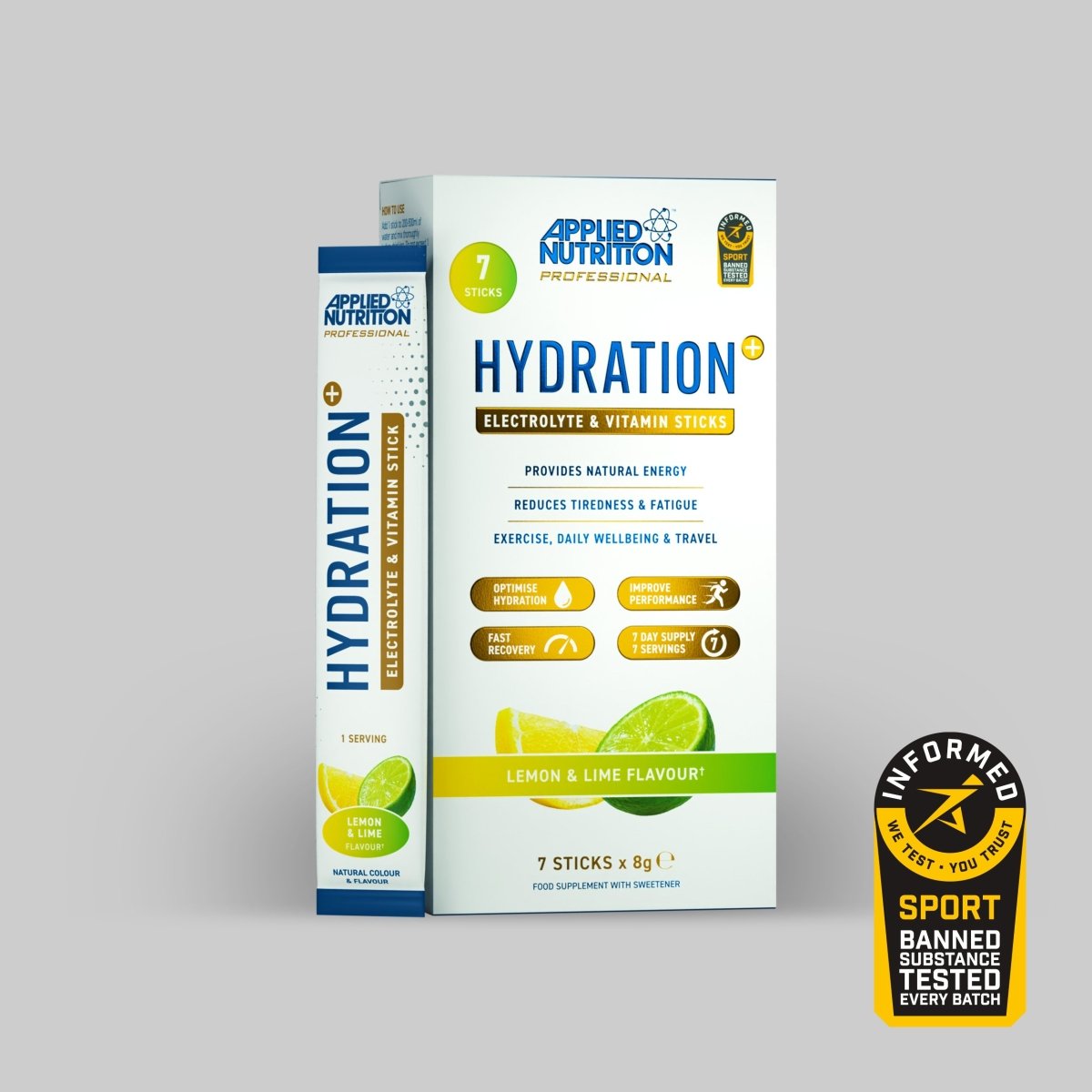 Hydration+ Electrolyte & Vitamin Powder Stick Pack
