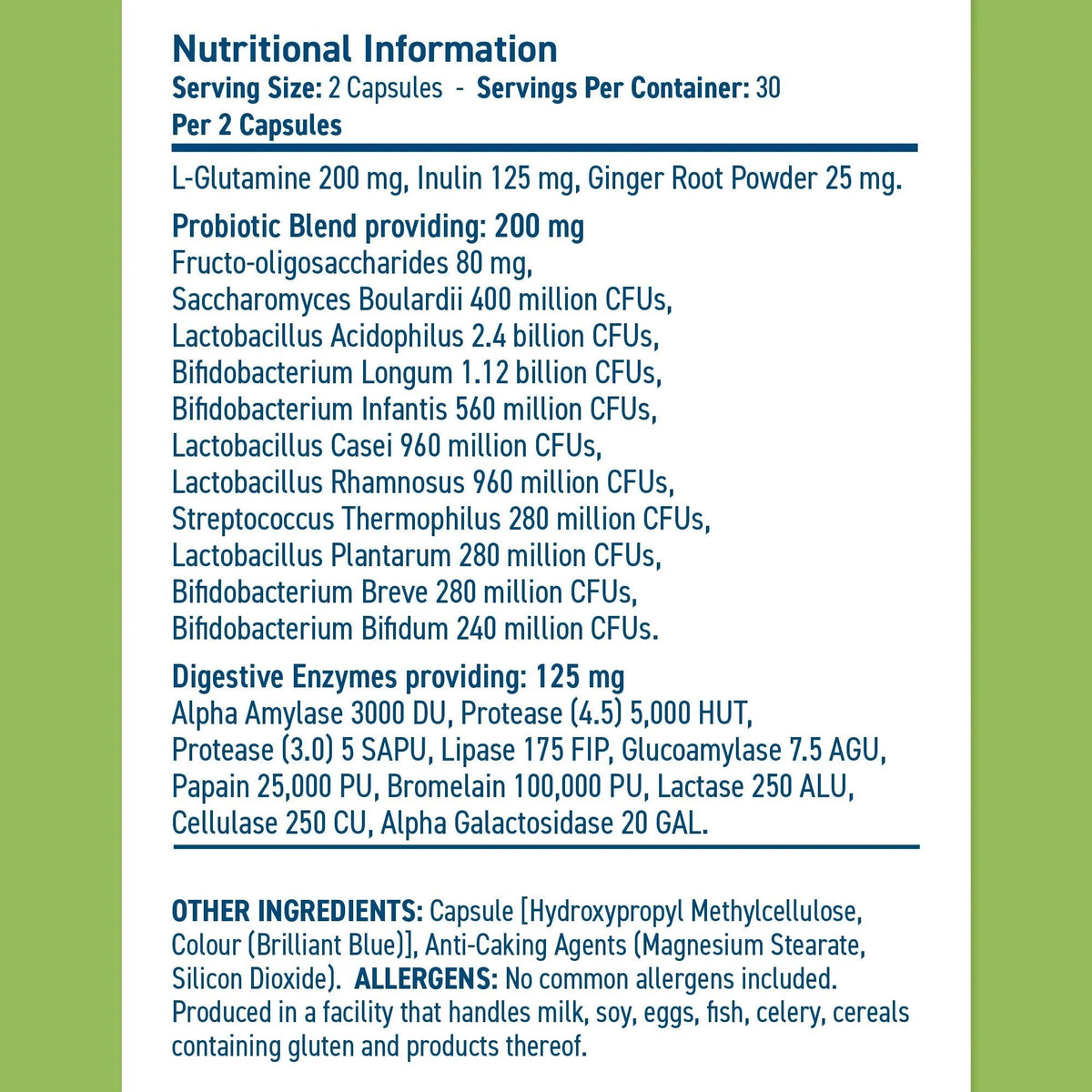 Gut Health Capsules (60 Capsules)