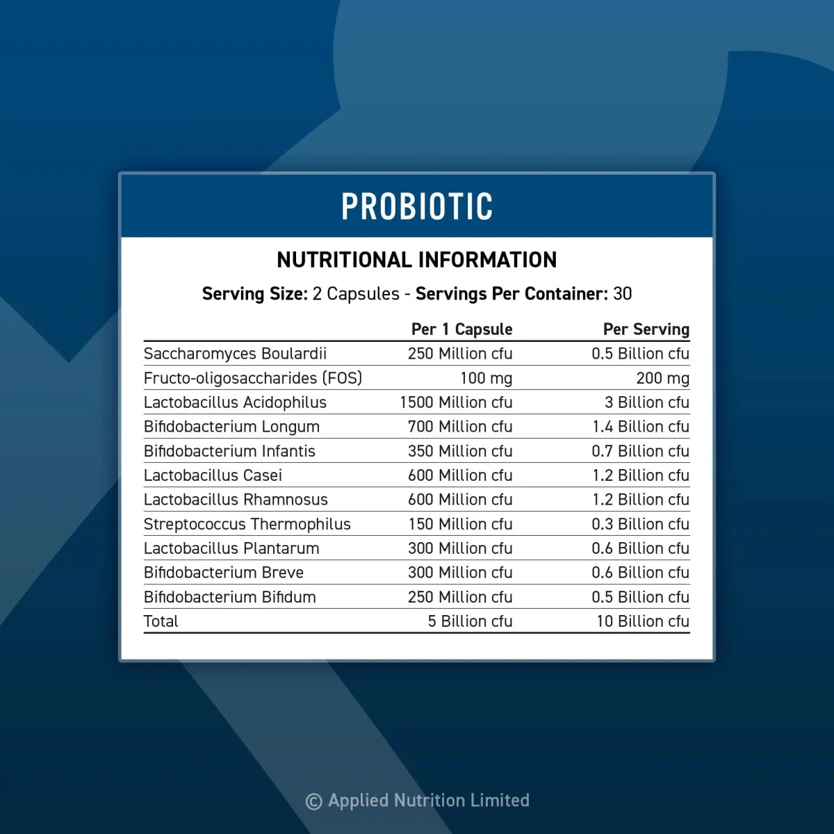 Probiotic - Advanced Multi-Strain Formula