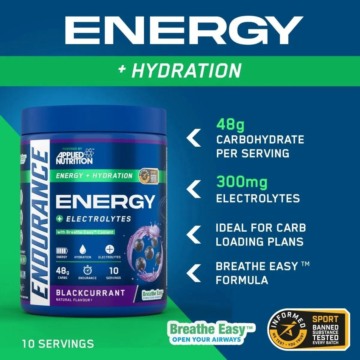 Endurance Breathe - Energy & Hydration Powder