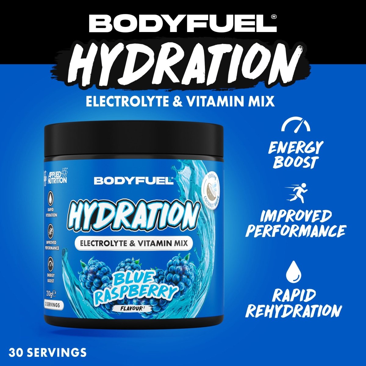 BodyFuel™ Hydration Electrolyte & Vitamin Powder