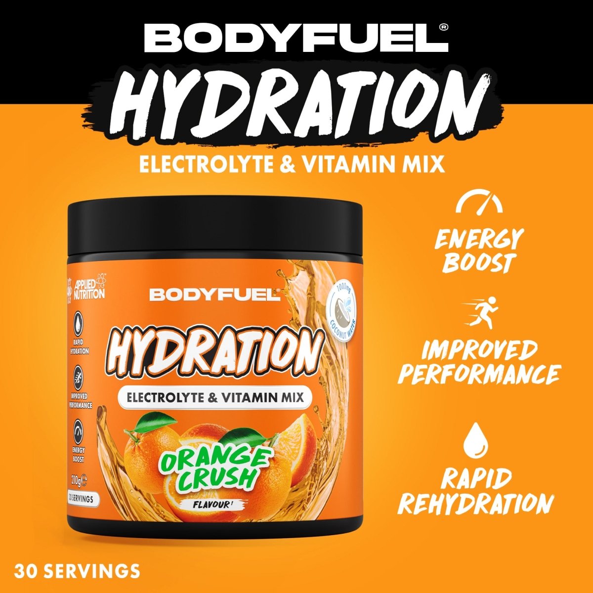 BodyFuel™ Hydration Electrolyte & Vitamin Powder