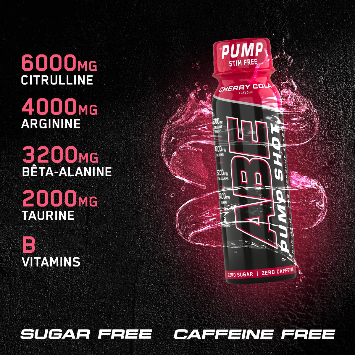 ABE Pump Pre-Workout Shots - Stim Free