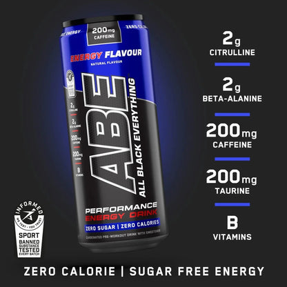 ABE - Performance Pre-Workout Cans