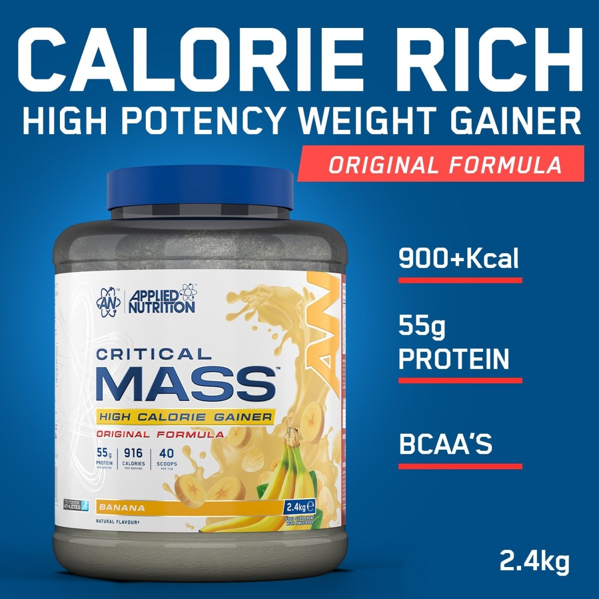 Critical Mass Original 6kg High Calorie Gainer