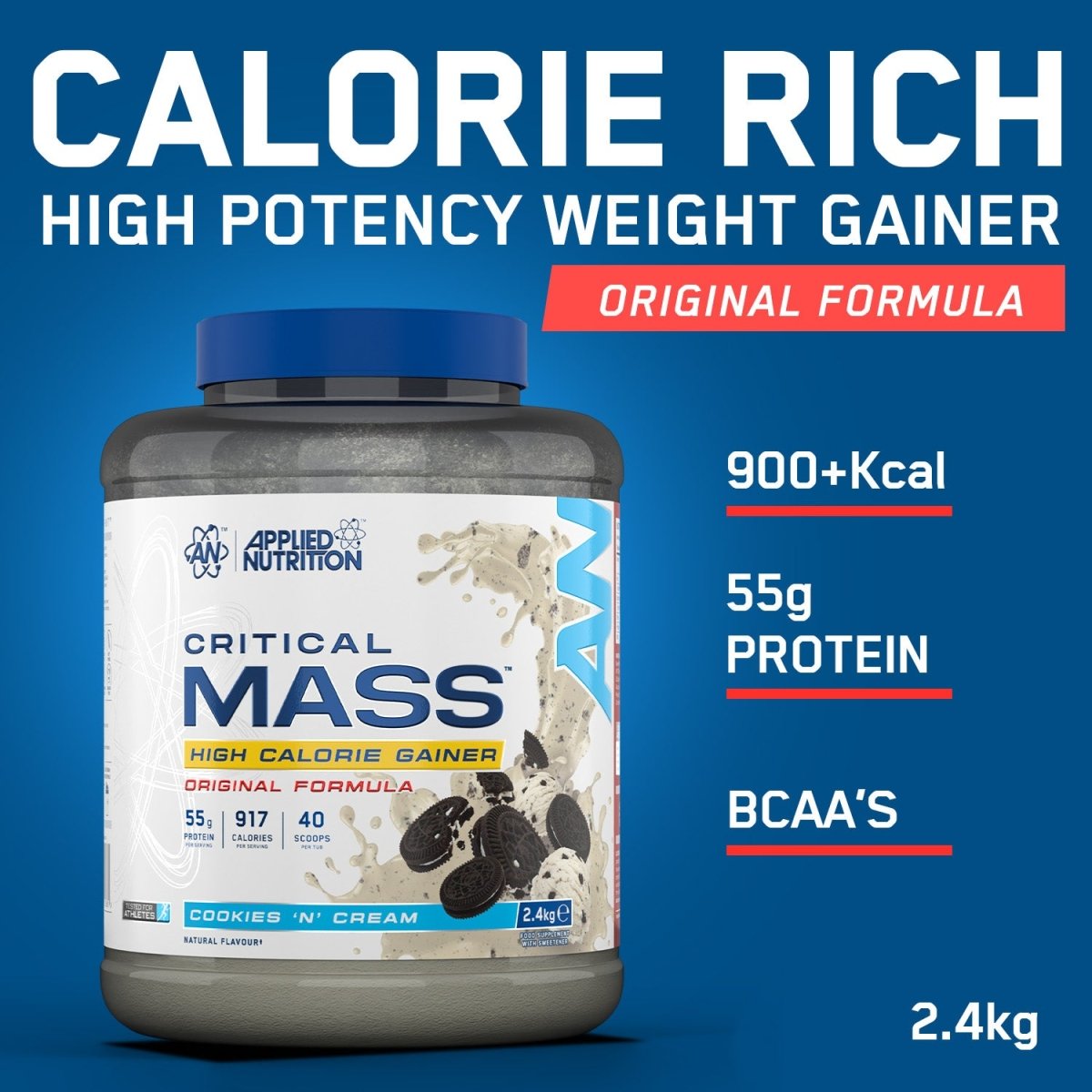 Critical Mass Original 6kg High Calorie Gainer