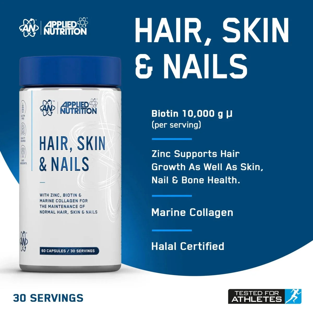 Hair, Skin and Nails Collagen Capsules