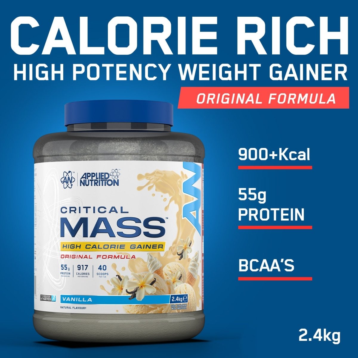 Critical Mass Original 6kg High Calorie Gainer