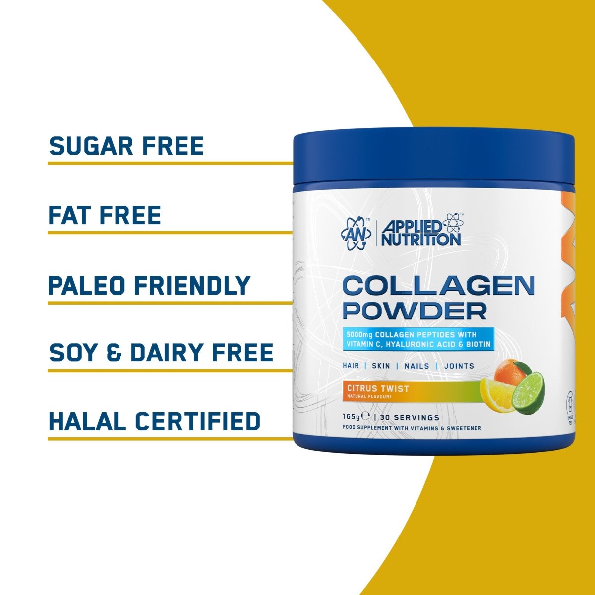 Collagen Wellness & Beauty Supplement with Vitamin C, Biotin and Hyaluronic Acid