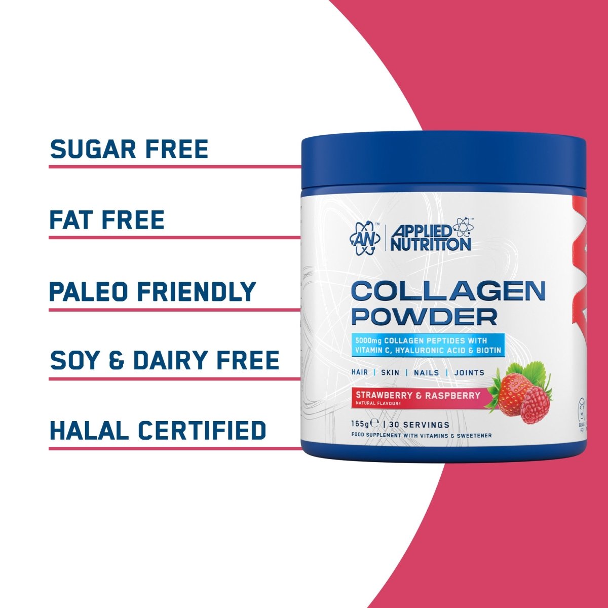Collagen Wellness & Beauty Supplement with Vitamin C, Biotin and Hyaluronic Acid