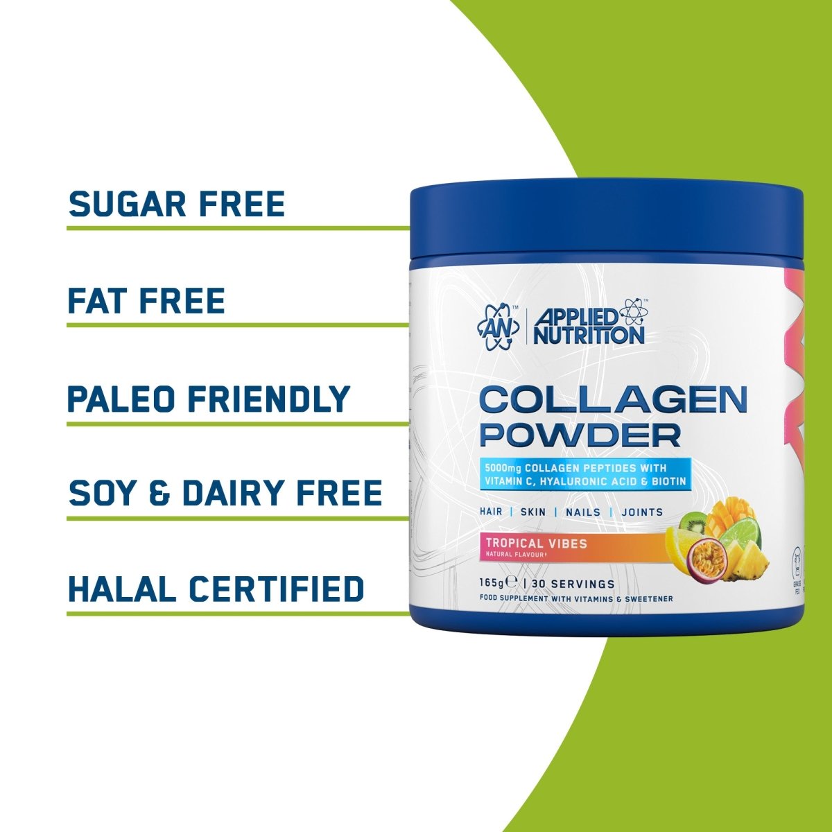 Collagen Wellness & Beauty Supplement with Vitamin C, Biotin and Hyaluronic Acid