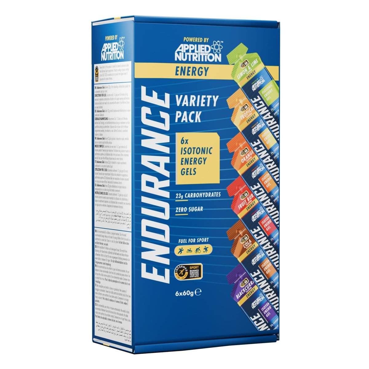 6 Pack Endurance Isotonic Energy Gels