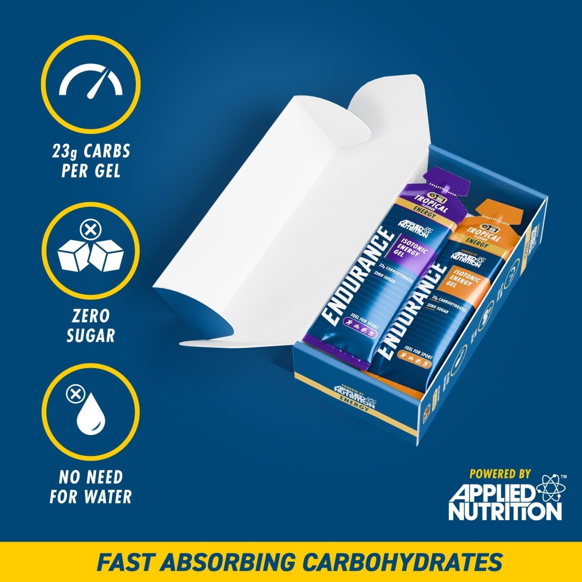 6 Pack Endurance Isotonic Energy Gels
