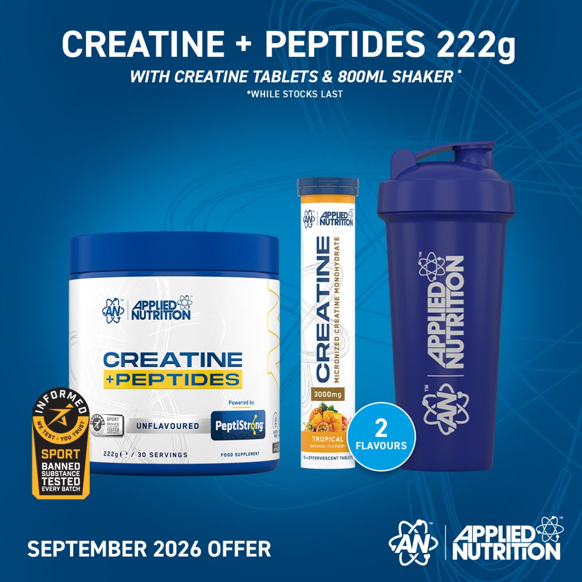 Creatine Monohydrate + Peptide