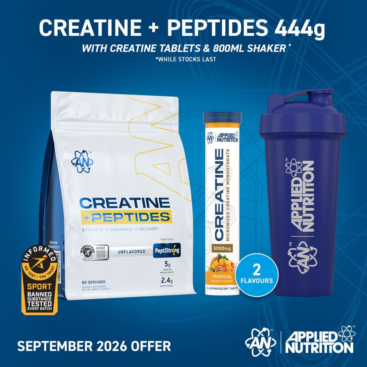 Creatine Monohydrate + Peptide