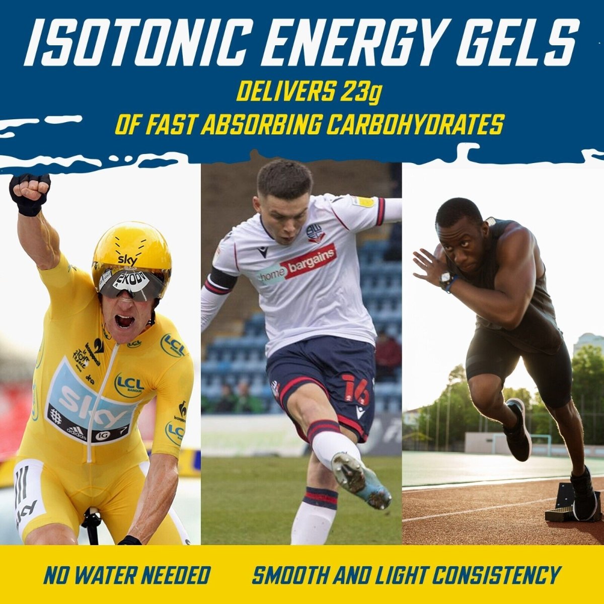 6 Pack Endurance Isotonic Energy Gels
