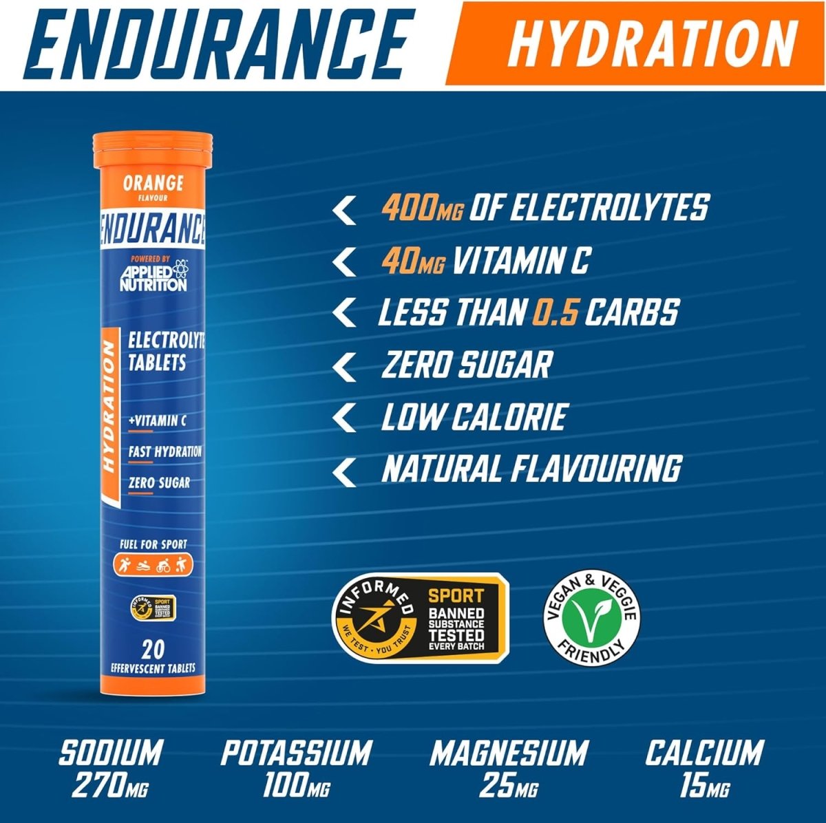 Endurance Hydration Electrolyte Tablets