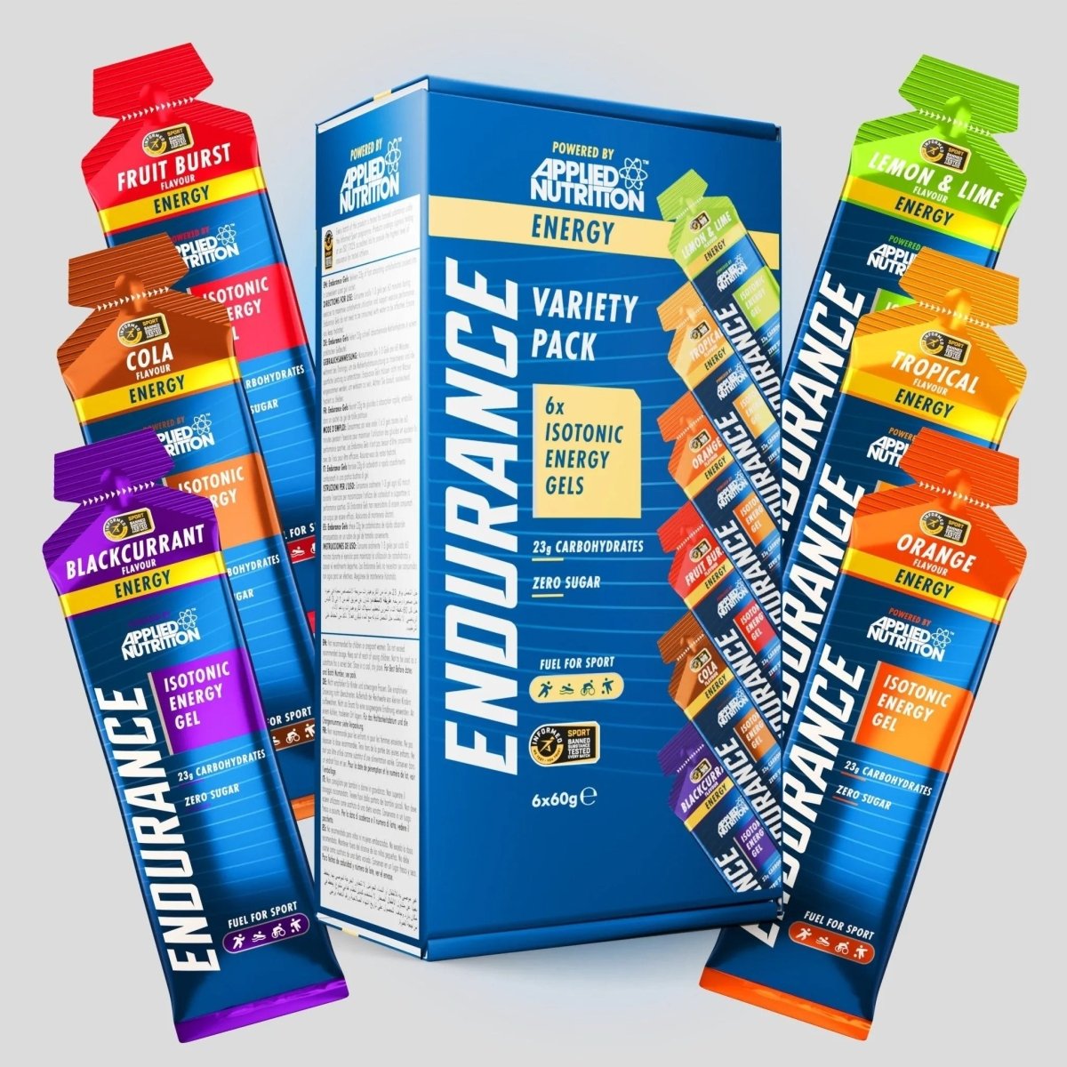 6 Pack Endurance Isotonic Energy Gels