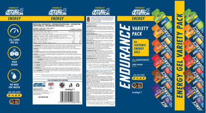 6 Pack Endurance Isotonic Energy Gels