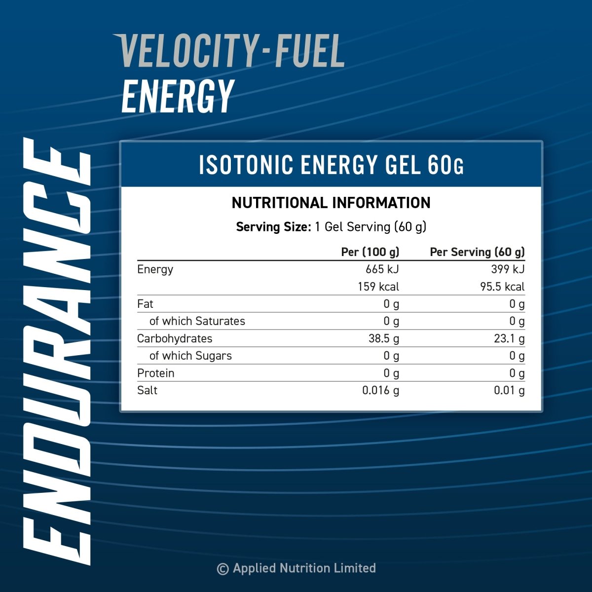 6 Pack Endurance Isotonic Energy Gels