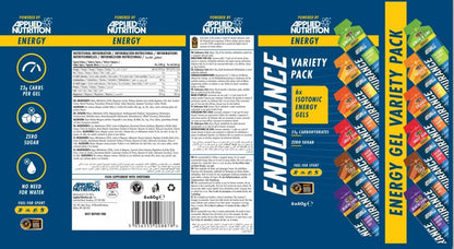 6 Pack Endurance Isotonic Energy Gels